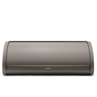 Brabantia Roll Top Bread Bin – Platinum Brabantia Roll Top Bread Bin – Platinum